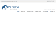 Tablet Screenshot of cressidacapital.com